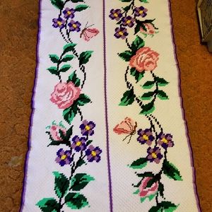 Large Crochet blanket. Mini c2c (corner 2 corner)